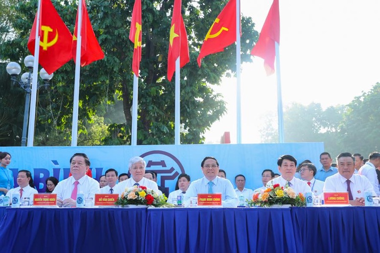 Thủ tướng Phạm Minh Chính dự 'Ngày hội Văn hóa vì hòa bình' của Hà Nội