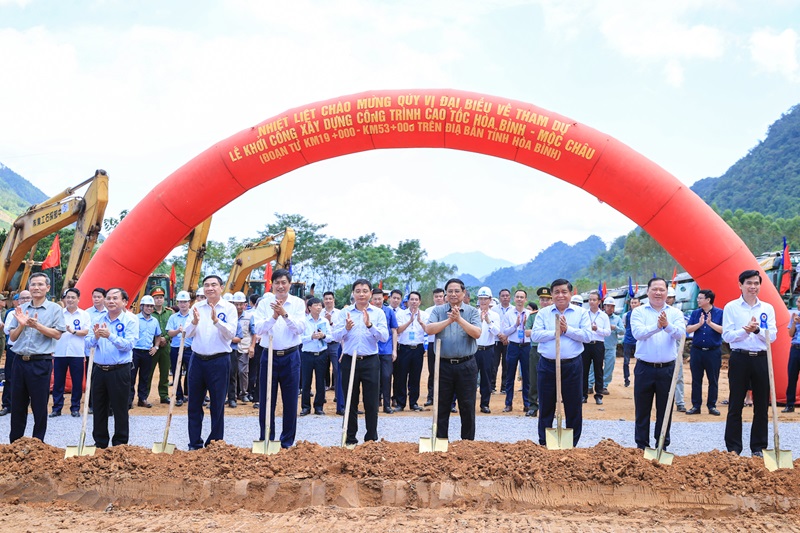 Thủ tướng phát lệnh khởi công tuyến cao tốc 10.000 tỷ đồng tại Tây Bắc