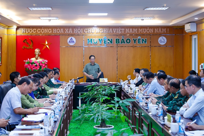 Thủ tướng: 4 mục tiêu và 15 giải pháp cấp bách khắc phục hậu quả mưa lũ tại Lào Cai