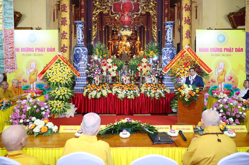 Thủ tướng Phạm Minh Chính chúc mừng Đại lễ Phật đản 2024