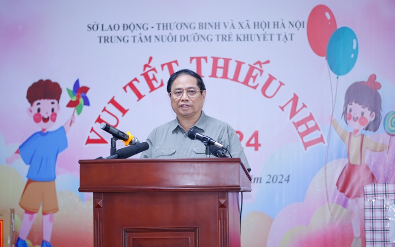 Thủ tướng: Đầu tư cho trẻ em là đầu tư cho tương lai của đất nước, cho sự phát triển nhanh, bền vững, lâu dài, hiệu quả cao