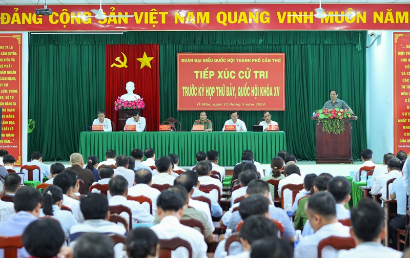 Thủ tướng Phạm Minh Chính tiếp xúc cử tri trước kỳ họp Quốc hội