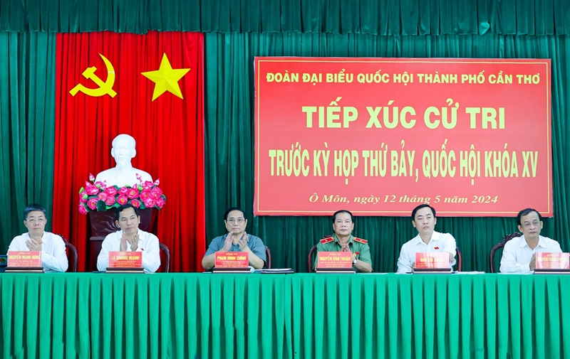 Thủ tướng Phạm Minh Chính tiếp xúc cử tri trước kỳ họp Quốc hội