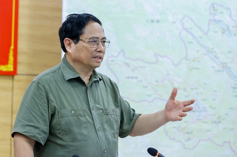 Thủ tướng Phạm Minh Chính: Hỗ trợ ngay Yên Bái 50 tỷ đồng khắc phục hậu quả thiên tai