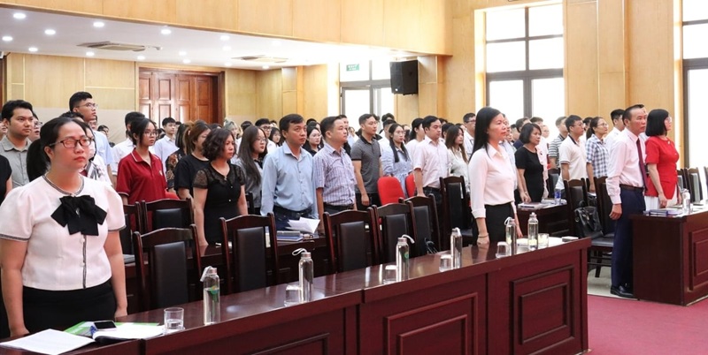 Khai giảng Lớp bồi dưỡng lý luận chính trị dành cho đảng viên mới