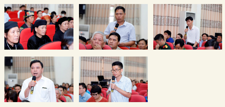 Đoàn ĐBQH tỉnh Hà Giang tiếp xúc cử tri tại huyện Bắc Mê trước Kỳ họp thứ 7, Quốc hội Khoá XV