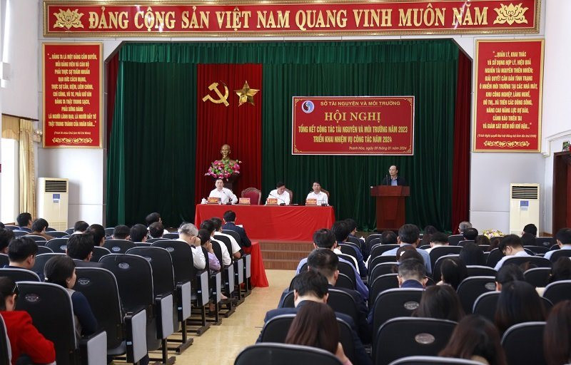 Sở TN&MT tỉnh Thanh Hóa tổng kết công tác năm 2023, triển khai nhiệm vụ trọng tâm năm 2024