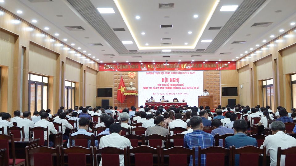 Ba Vì: Tập trung xử lý rác thải làng nghề tại xã Minh Quang