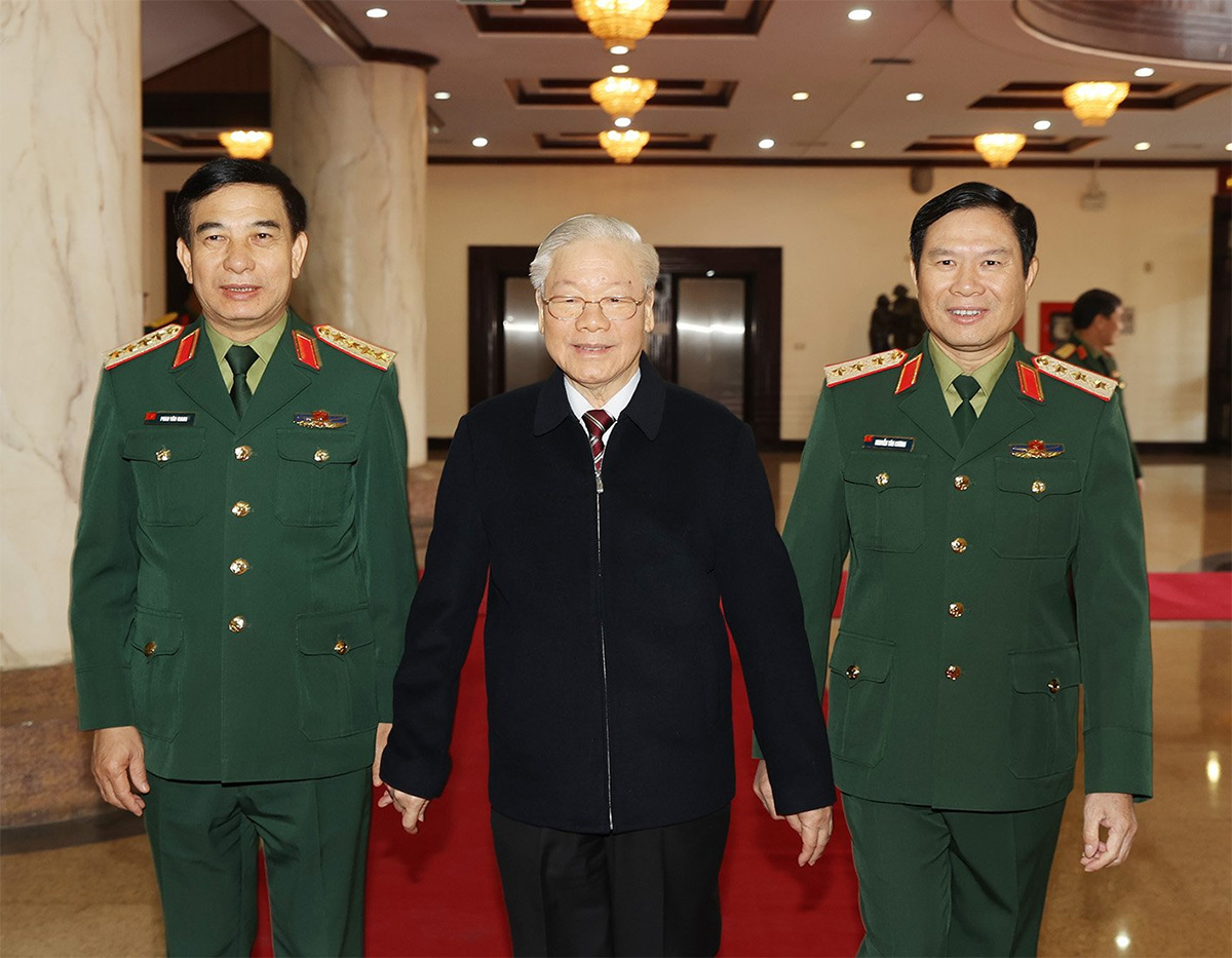 Tổng Bí thư Nguyễn Phú Trọng chủ trì Hội nghị Quân ủy Trung ương