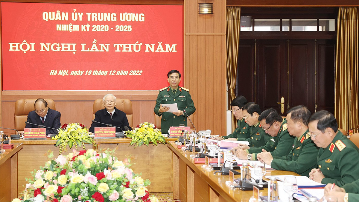 Tổng Bí thư Nguyễn Phú Trọng chủ trì Hội nghị Quân ủy Trung ương