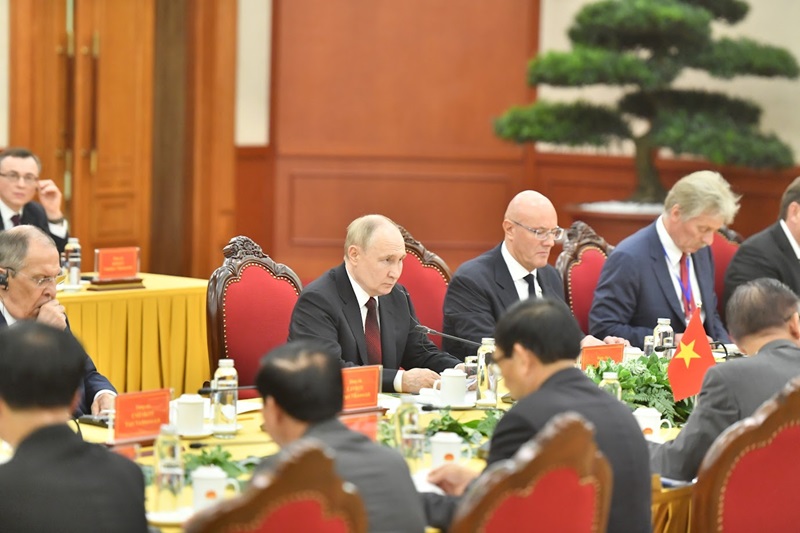 Tổng Bí thư Nguyễn Phú Trọng hội đàm với Tổng thống Liên bang Nga Vladimir Putin
