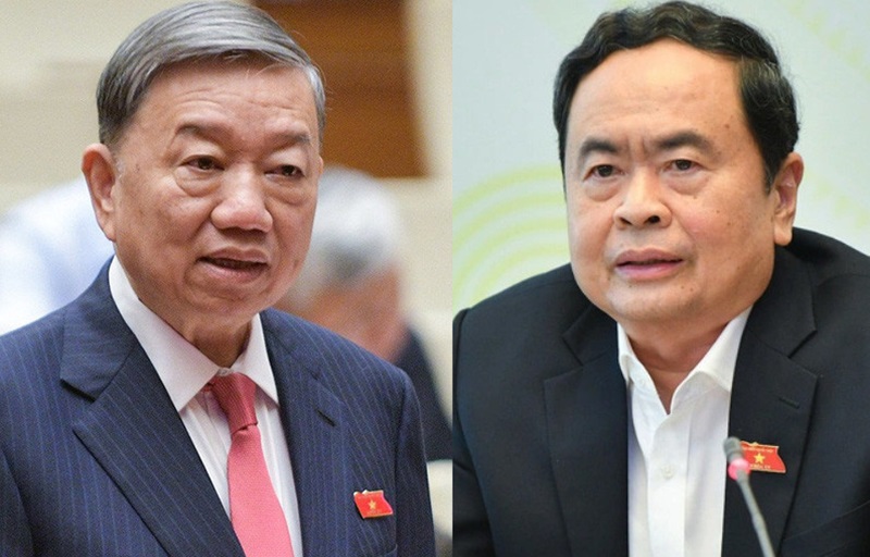 Đại tướng Tô Lâm và đồng chí Trần Thanh Mẫn được Trung ương giới thiệu để bầu làm Chủ tịch nước, Chủ tịch Quốc hội