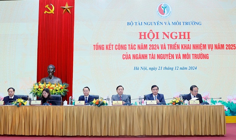 Hội nghị Tổng kết công tác năm 2024 và triển khai nhiệm vụ năm 2025 của ngành Tài nguyên và Môi trường