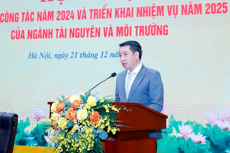 Hội nghị Tổng kết công tác năm 2024 và triển khai nhiệm vụ năm 2025 của ngành Tài nguyên và Môi trường