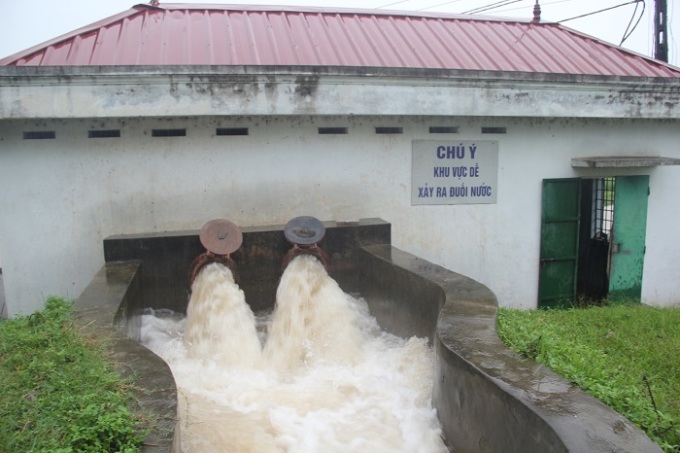 Nhiều xã ở Vĩnh Phúc vẫn ngập úng