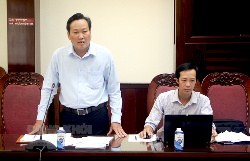 Họp báo cáo về công tác quản lý, xử lý rác thải của tỉnh