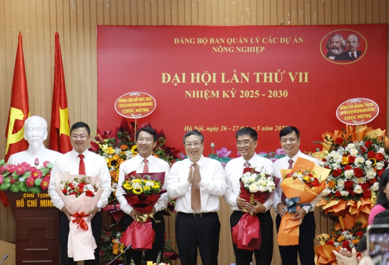 Tổ chức thành công Đại hội Đảng bộ Ban Quản lý các dự án Nông nghiệp