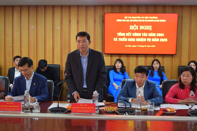 Trường Đào tạo, Bồi dưỡng cán bộ TN&MT triển khai nhiệm vụ năm 2025