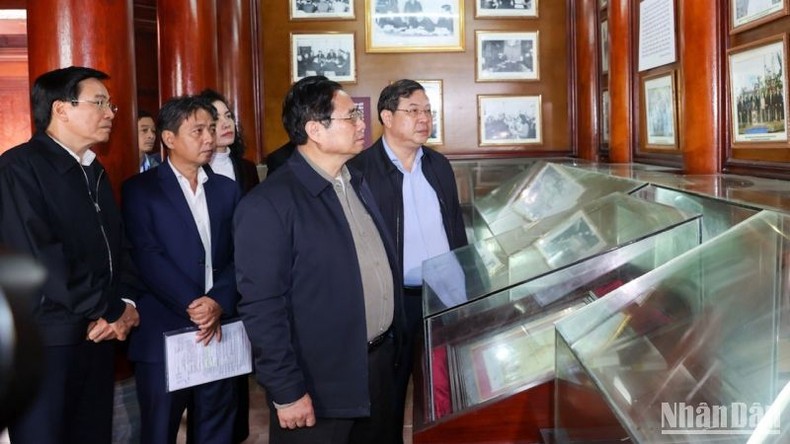 Thủ tướng Phạm Minh Chính khảo sát một số dự án, công trình trọng điểm tại Nam Định