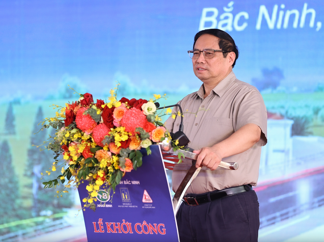 Thủ tướng dự lễ khởi công 3 tuyến đường có ý nghĩa lớn với Bắc Ninh và Hà Nội