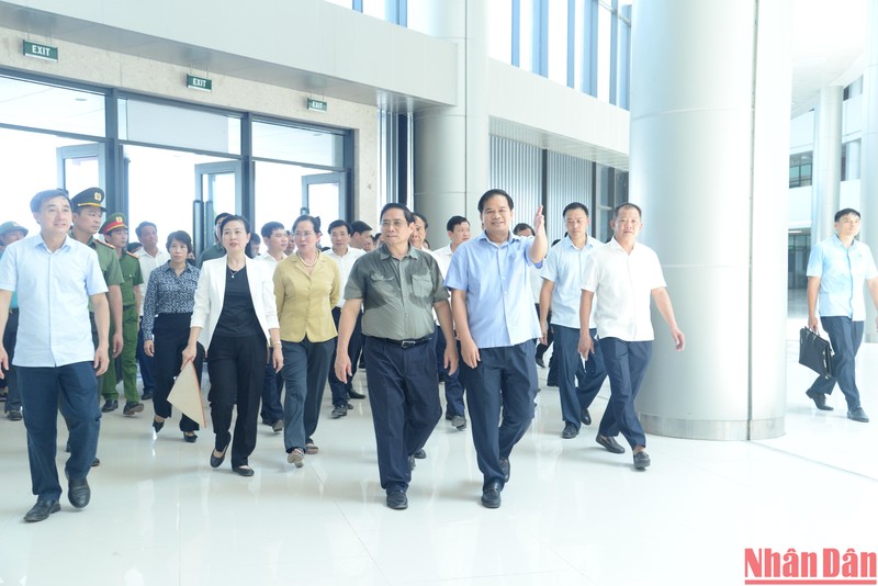 Thủ tướng Phạm Minh Chính kiểm tra, đôn đốc công tác xây dựng 3 dự án bệnh viện tại Hà Nam