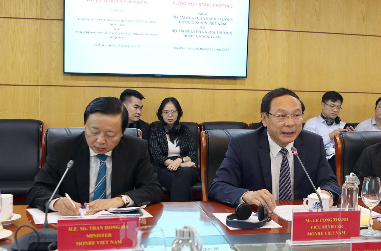 Việt Nam - Lào thúc đẩy hợp tác toàn diện trong lĩnh vực TN&MT