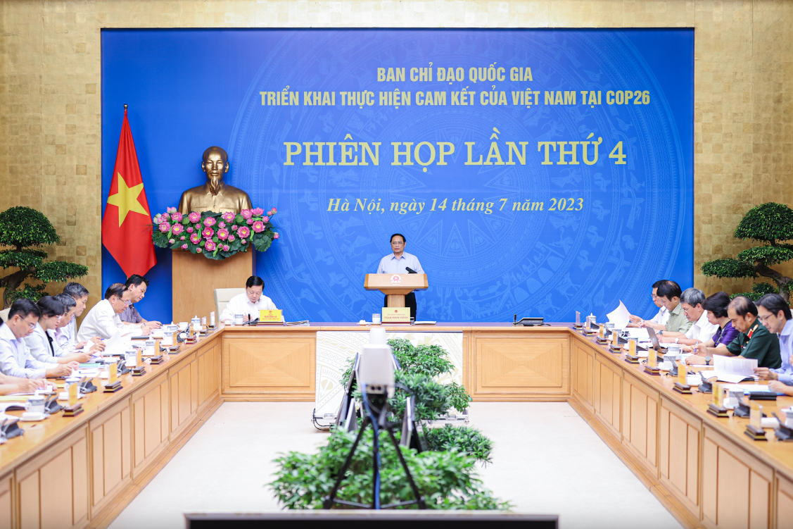 Thủ tướng chủ trì phiên họp Ban Chỉ đạo quốc gia thực hiện cam kết tại COP26