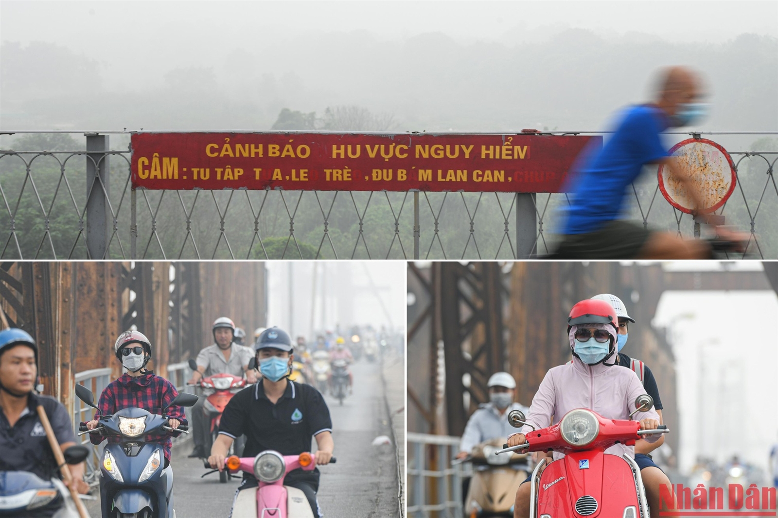 Sương mù bao trùm Hà Nội, mức độ ô nhiễm không khí cao