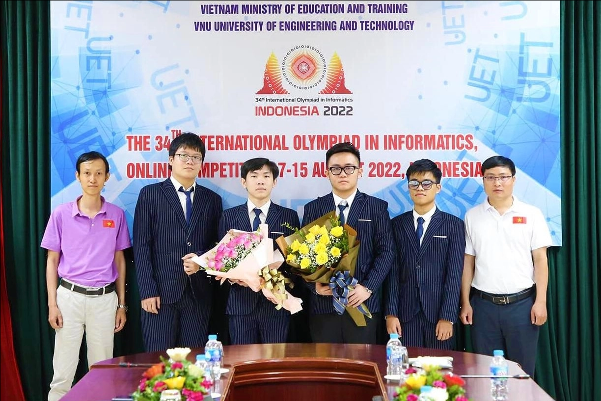 Việt Nam giành 4 huy chương, lọt top 10 Olympic Tin học quốc tế