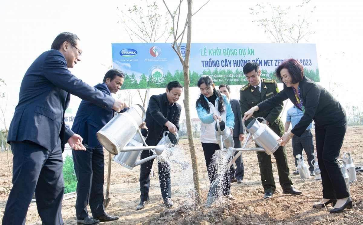 Phát động Dự án trồng cây hướng đến Net Zero tại Hà Nội