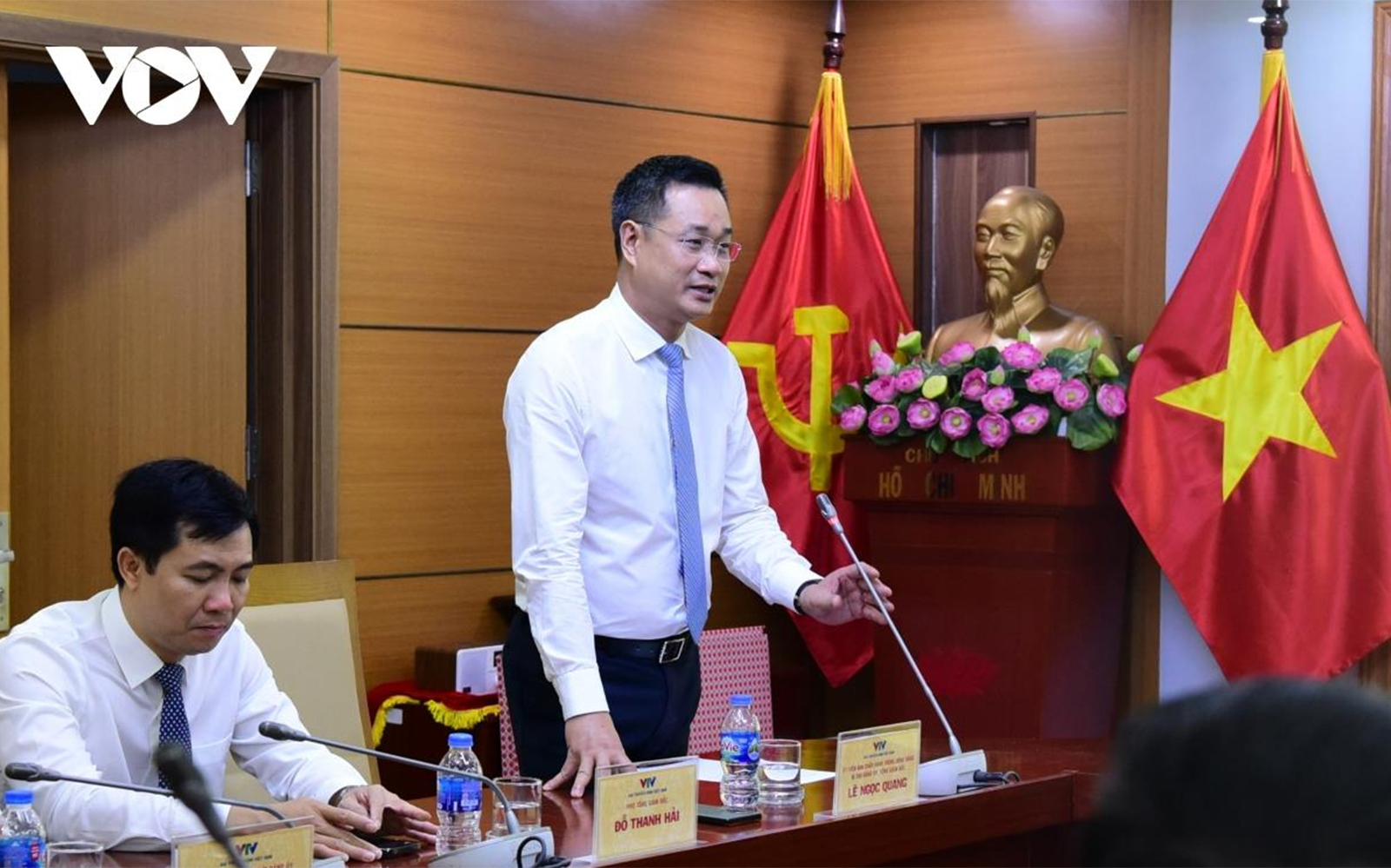 VOV và VTV tăng cường hợp tác, tuyên truyền giữa hai cơ quan báo chí chủ lực