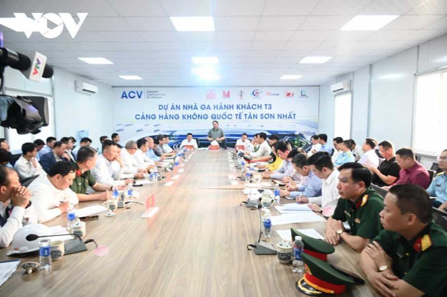 Lần thứ 4 Thủ tướng kiểm tra Dự án Nhà ga T3, Cảng Hàng không Tân Sơn Nhất