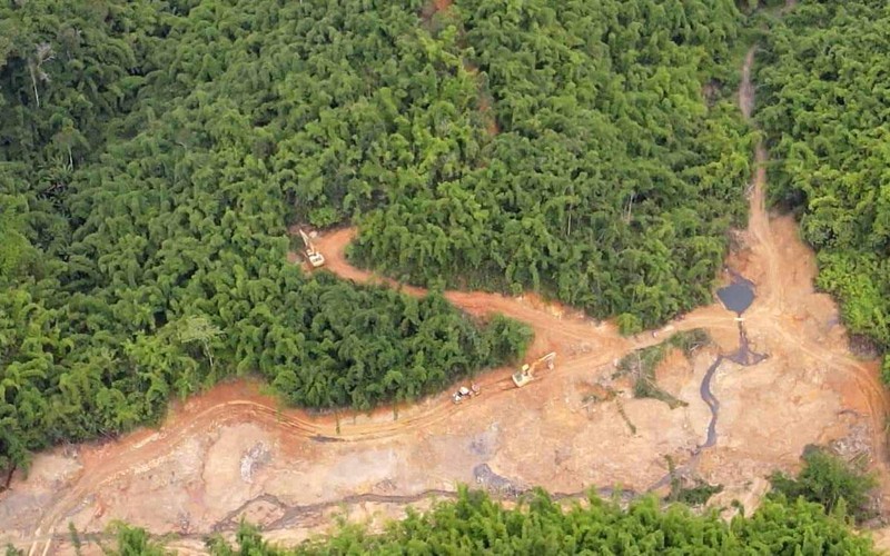 Sớm ngăn chặn việc khai thác vàng trái phép tại huyện Đắk Glong
