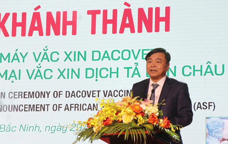 Công bố lưu hành thương mại vacxin dịch tả lợn Châu Phi Dacovac - ASF2