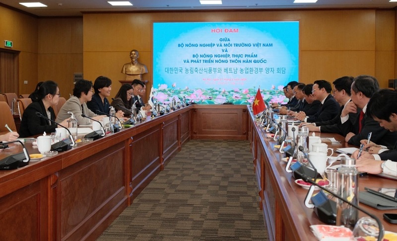 Nông nghiệp và Môi trường thành động lực của quan hệ đối tác chiến lược toàn diện Việt-Hàn