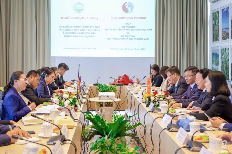 Việt Nam - Lào: Hợp tác triển khai 07 nhóm nhiệm vụ trong lĩnh vực Tài nguyên và Môi trường