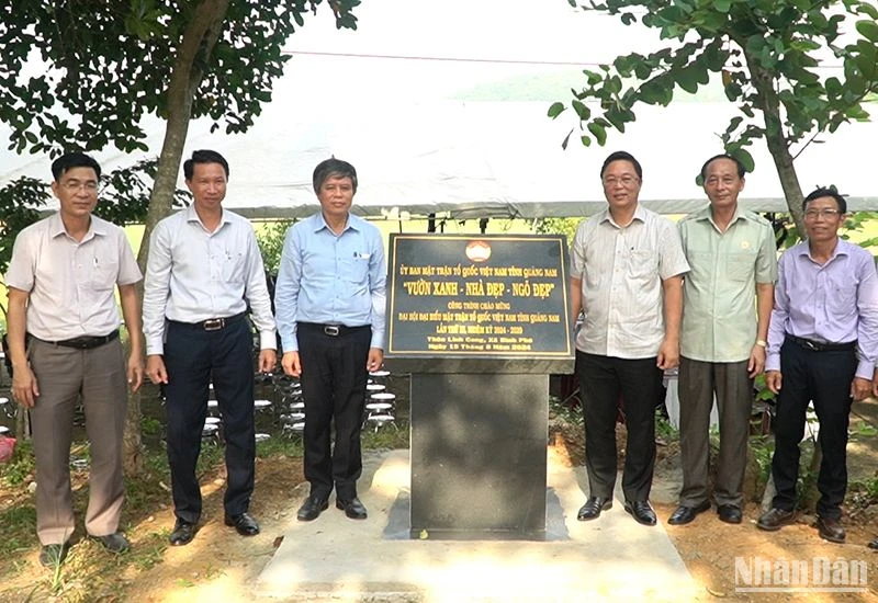 Xây dựng “Vườn xanh-Nhà đẹp-Ngõ đẹp” tại vùng căn cứ địa cách mạng Linh Cang