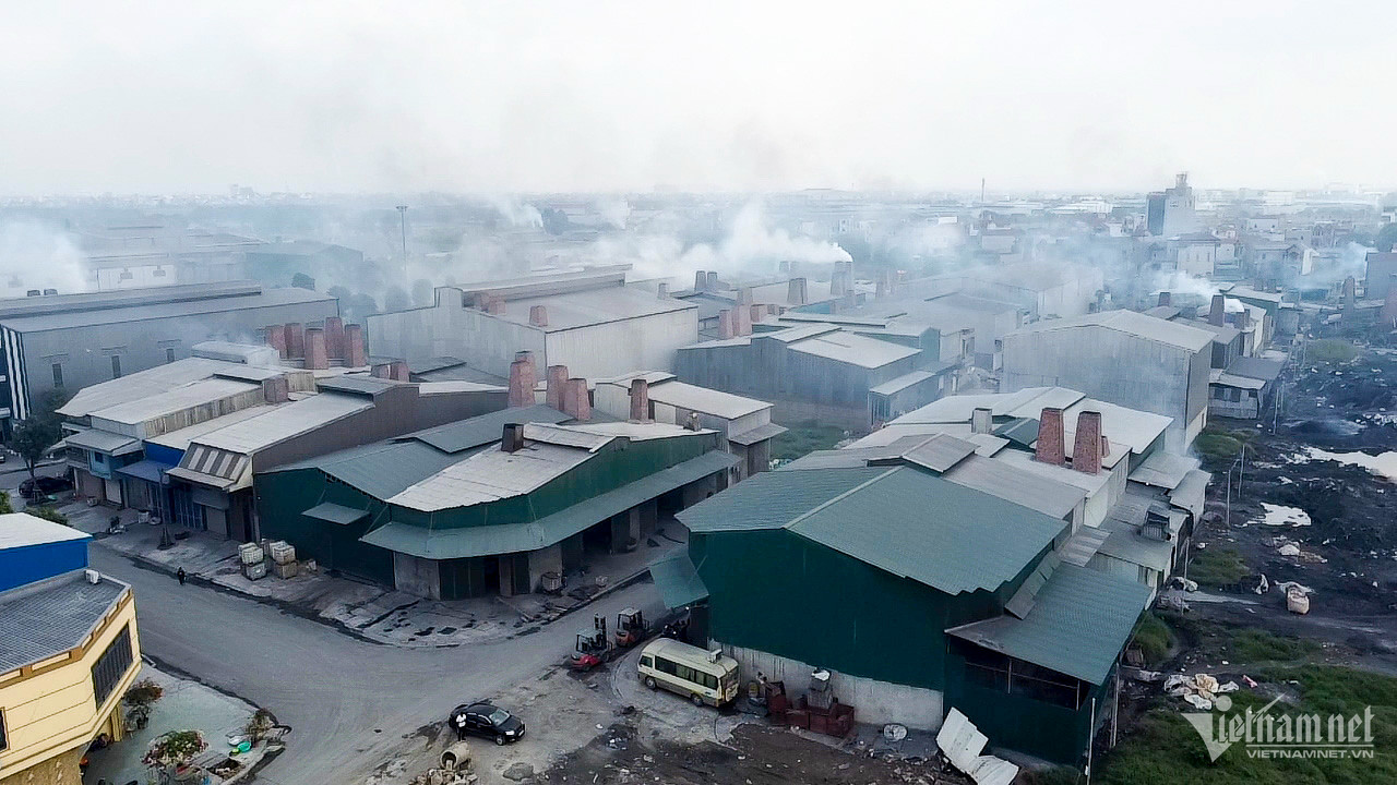 Có cụm công nghiệp, ô nhiễm vẫn tái diễn tại 'làng tỷ phú' ở Bắc Ninh
