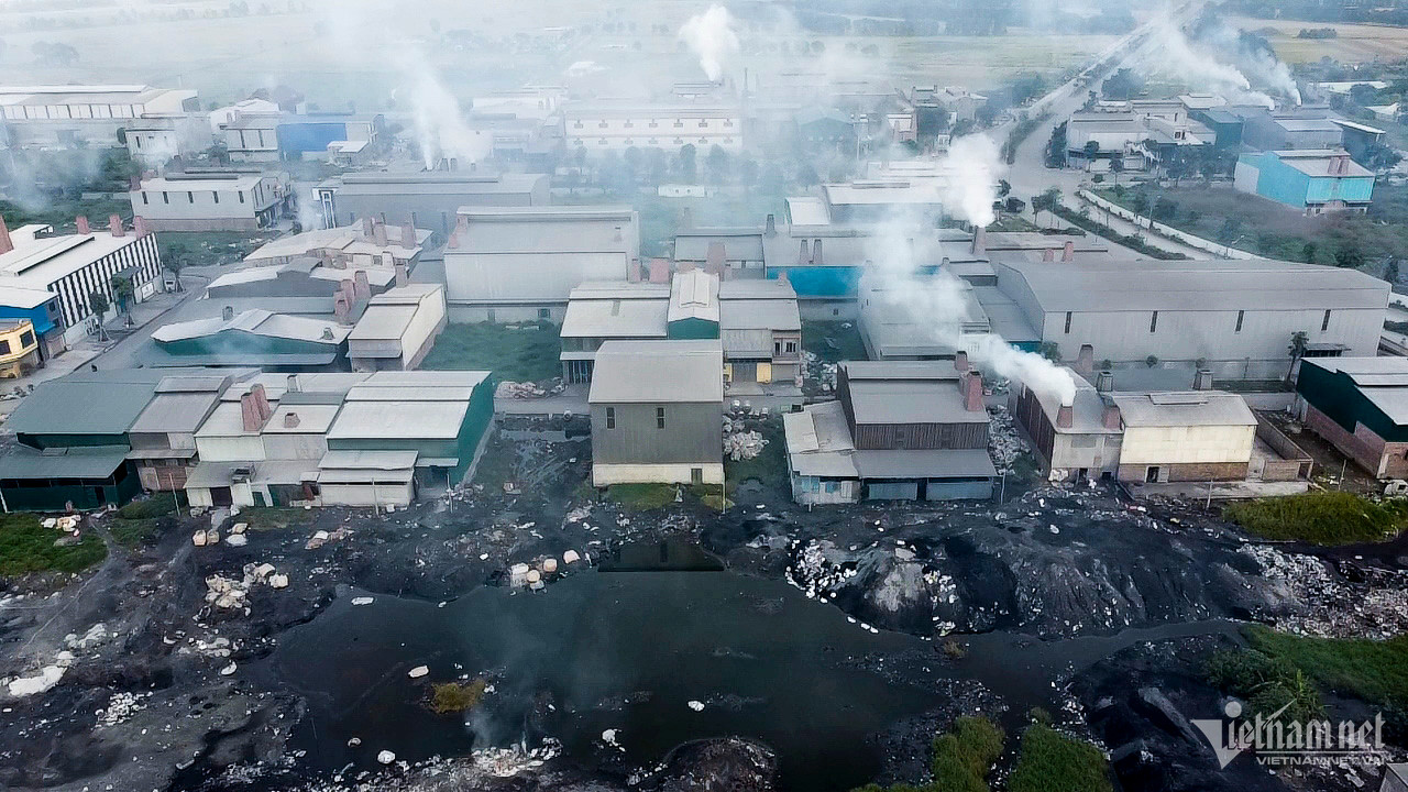 Có cụm công nghiệp, ô nhiễm vẫn tái diễn tại 'làng tỷ phú' ở Bắc Ninh