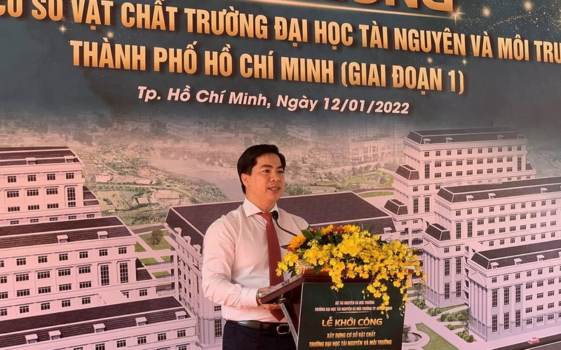 Khởi công giai đoạn 1, dự án Trường Đại học Tài nguyên và Môi trường Thành phố Hồ Chí Minh
