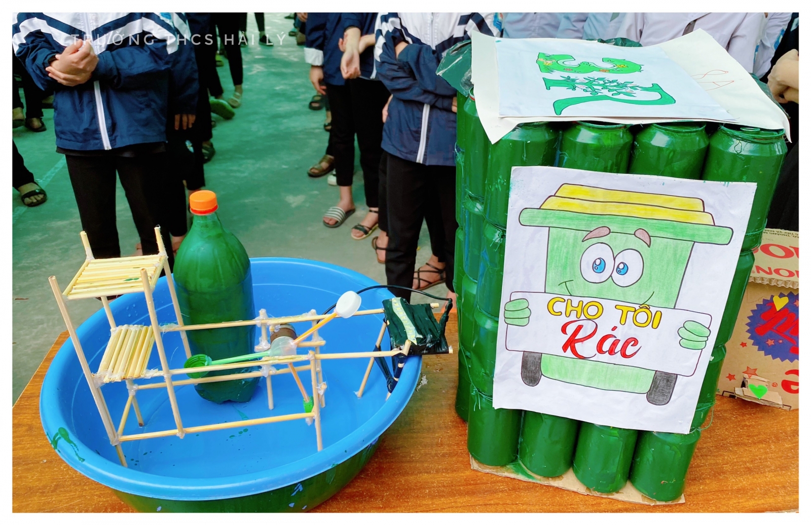 Học sinh vui với bảo vệ môi trường biển