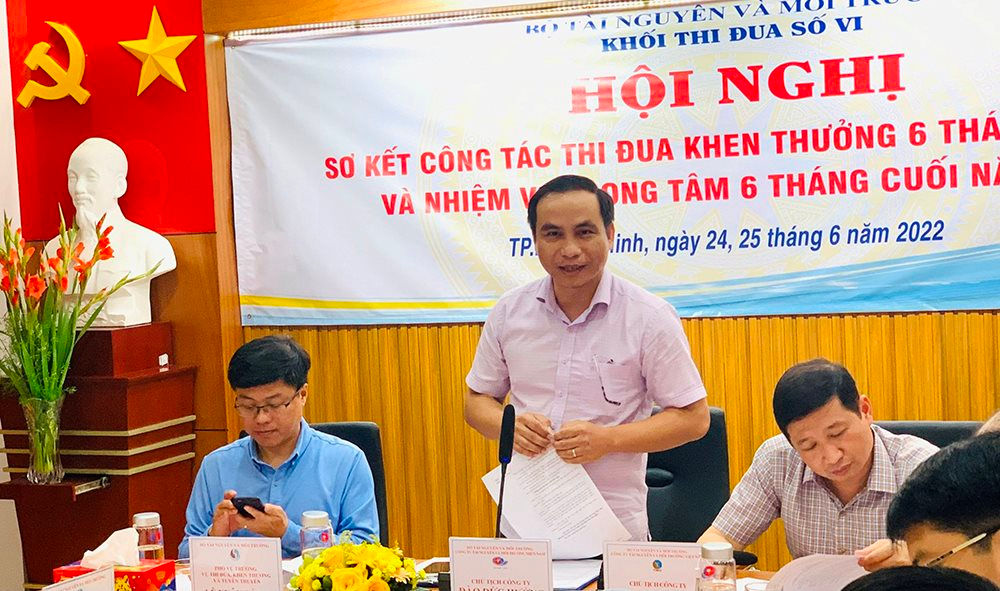 Đẩy mạnh phong trào thi đua hướng tới Kỷ niệm 20 năm Ngày thành lập Bộ TN&MT
