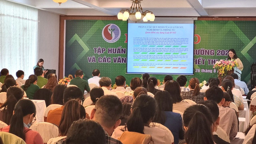 Gia Lai: Tổ chức tập huấn Luật Bảo vệ môi trường năm 2020