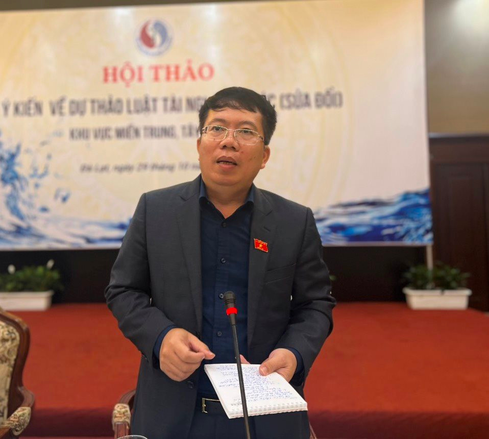 Thứ trưởng Lê Công Thành chủ trì Hội thảo lấy ý kiến dự thảo Luật Tài nguyên nước (sửa đổi) tại miền Trung, Tây Nguyên