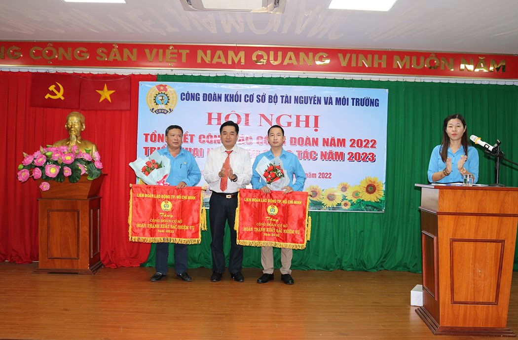 Công đoàn Khối Bộ TN&MT phát động phong trào thi đua năm 2023
