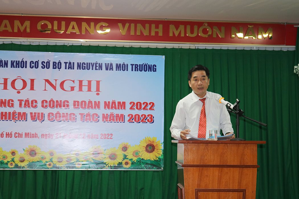 Công đoàn Khối Bộ TN&MT phát động phong trào thi đua năm 2023