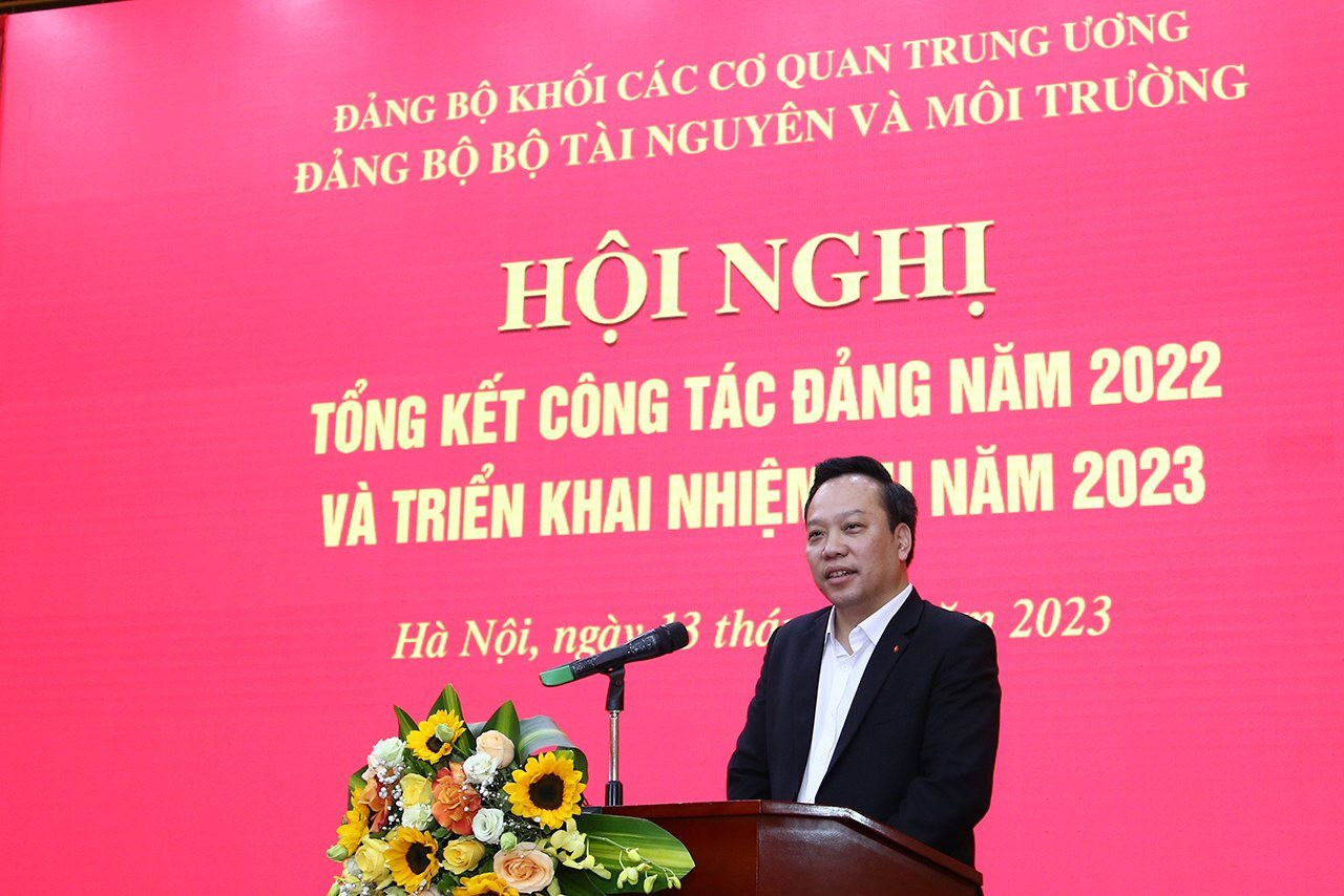 Đảng bộ Bộ TN&MT triển khai nhiệm vụ năm 2023