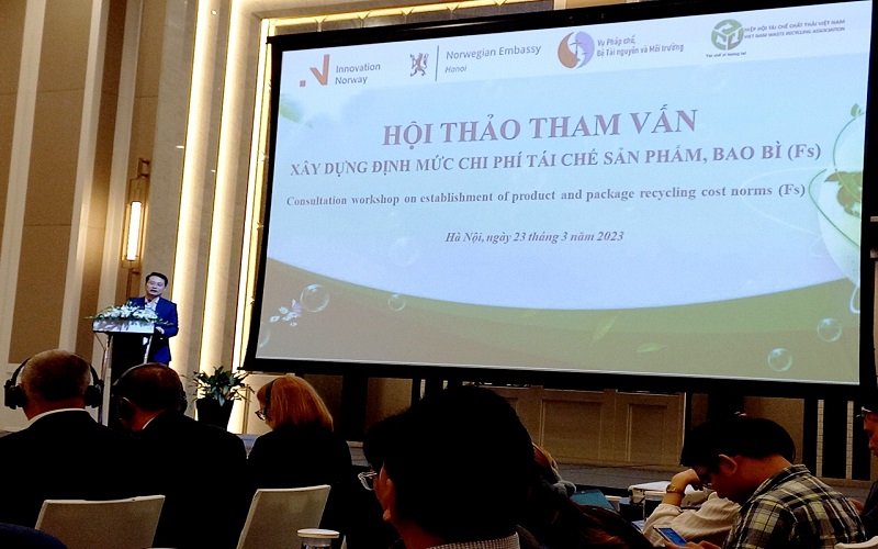 Xác định mức chi phí tái chế (FS) để thực hiện trách nhiệm mở rộng  của nhà sản xuất (EPR) với bảo vệ môi trường
