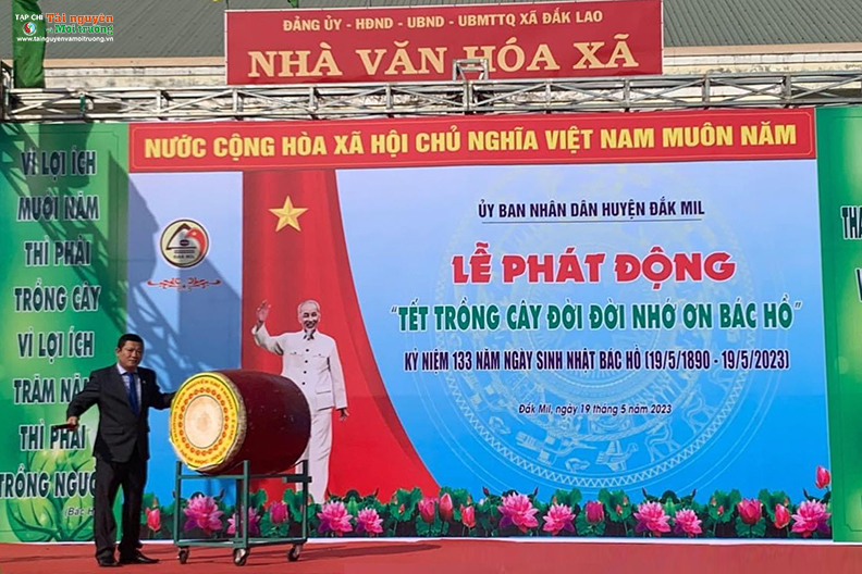 Đắk Nông: Huyện Đắk Mil phát động “Tết trồng cây đời đời nhớ ơn Bác Hồ” năm 2023