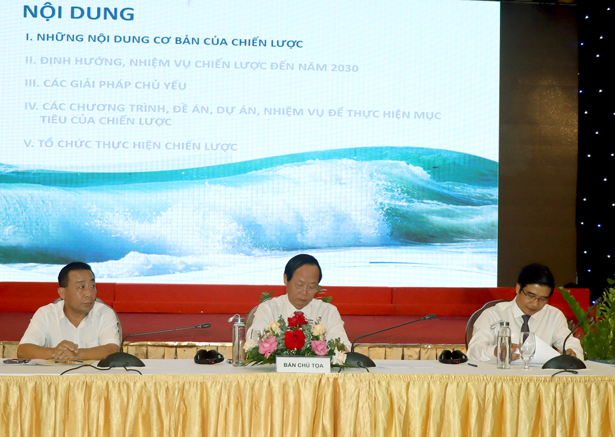 Hội nghị công bố Chiến lược khai thác, sử dụng bền vững tài nguyên, bảo vệ môi trường biển và hải đảo đến năm 2030, tầm nhìn đến năm 2050